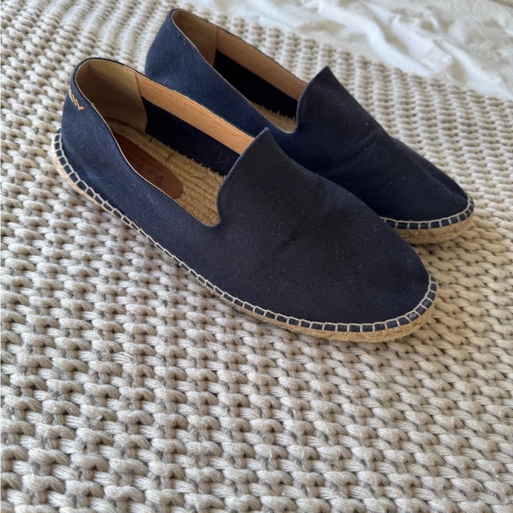 Men's Navy Espadrilles